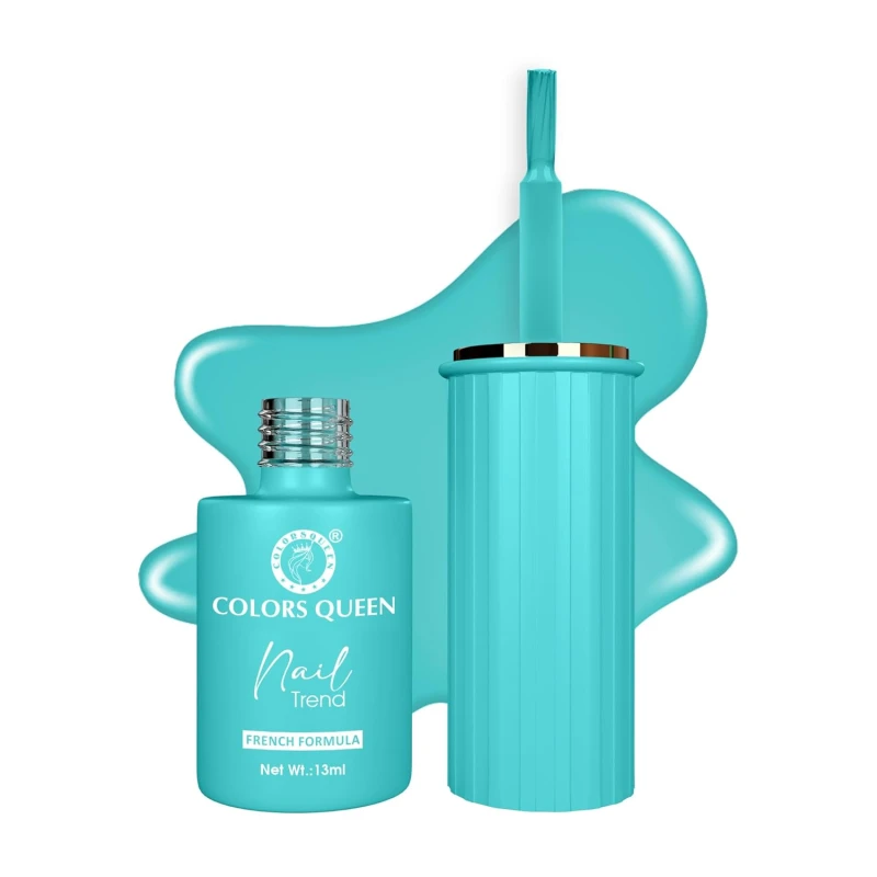 Colors Queen Nail Trend Glossy Nail Polish | Chip Resisting & Quick Drying Nail Paint with High Shine | 7 Toxin Free Formula | Vegan & Cruelty Free | Long Lasting & Vibrant Nail Paint for Women (Spring Stream, 13ml) thumbnail 2